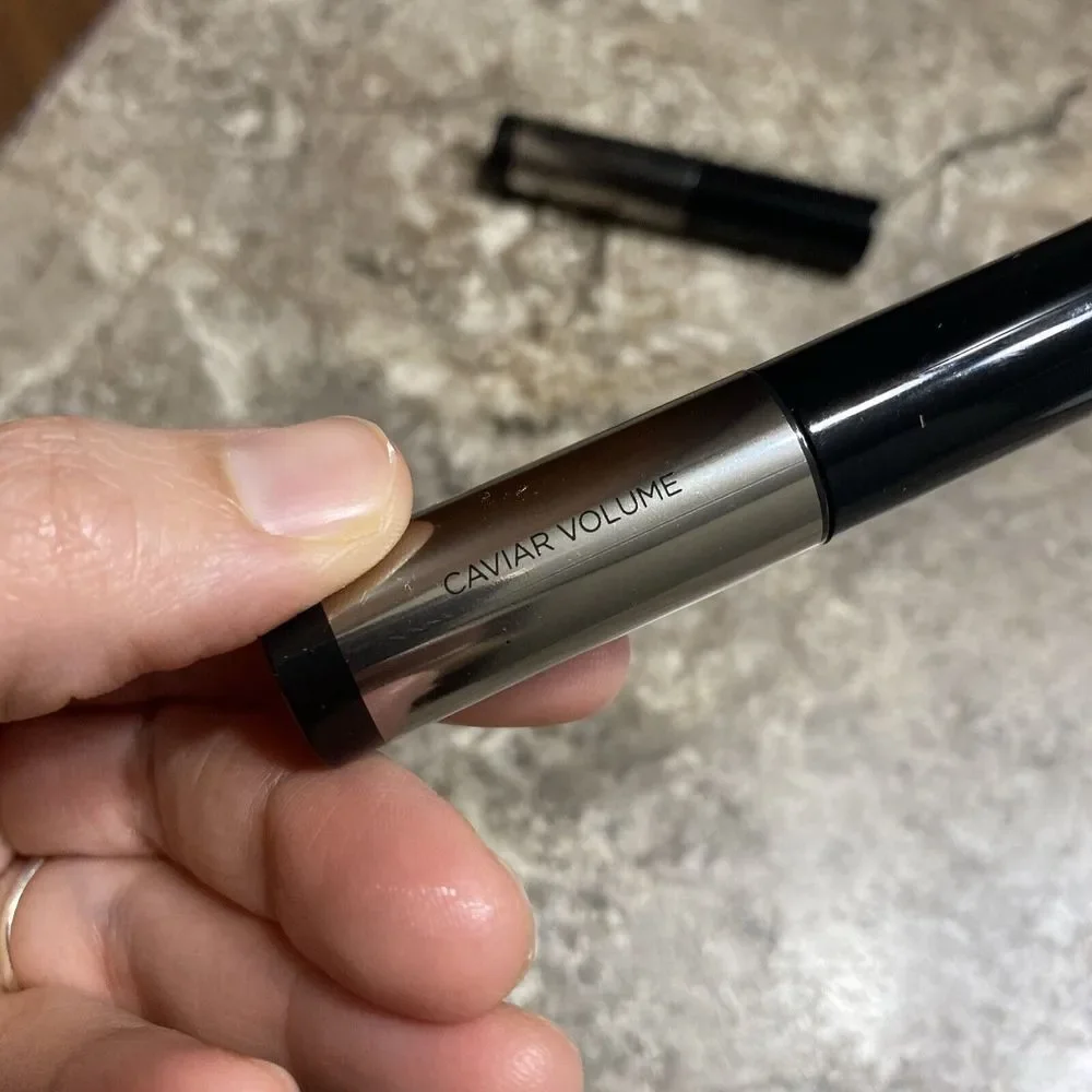 2 Laura Mercier Caviar Volume Mascara Glossy Black Travel Size 3ml/0.1oz Unboxed